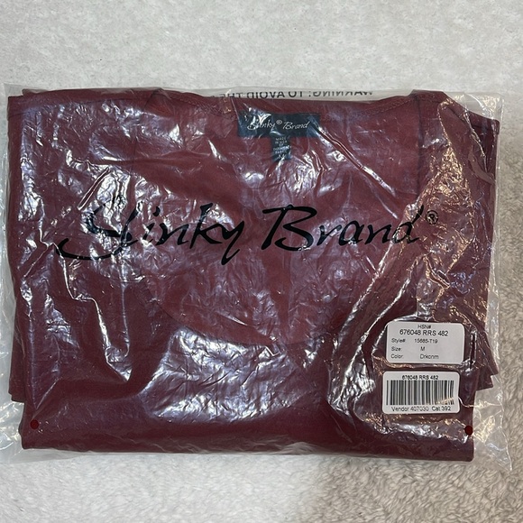 Slinky Brand Luxe Crepe 3/4 Flounce Slv Tunic - Picture 9 of 10